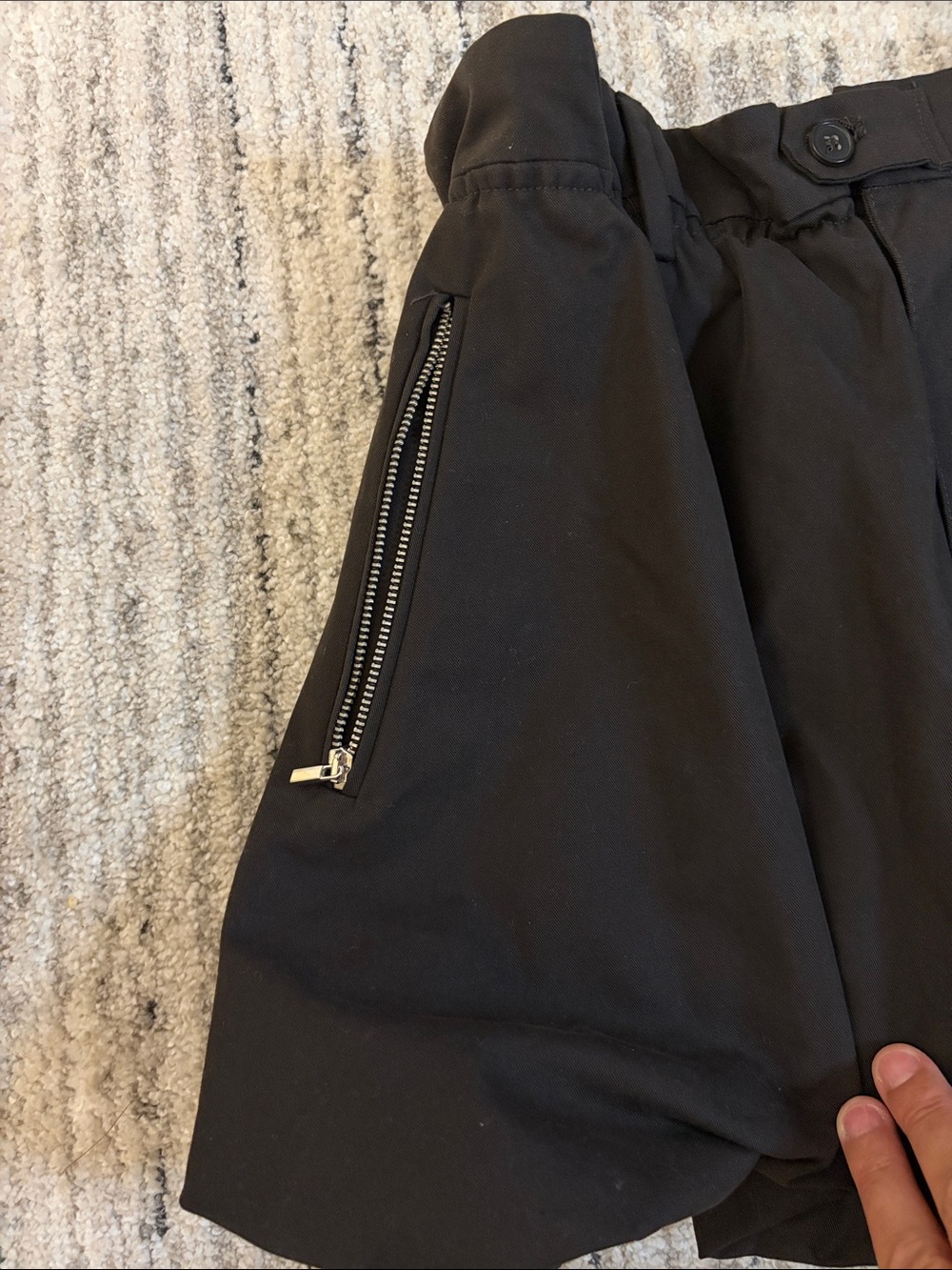 Zara Black Paperbag Bubble Skort - Picture 6 of 13